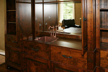 Load image into Gallery viewer, Alder Bar And Storage Cabinet| Solid Wood Entertainment Unit/Built-Ins