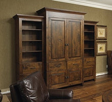 Load image into Gallery viewer, Alder Bar And Storage Cabinet| Solid Wood Entertainment Unit/Built-Ins