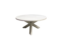 Load image into Gallery viewer, Trifecta Table | Circular Contemporary Tripod Solid Wood Dining Table