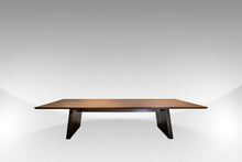 Load image into Gallery viewer, The Jarvis | Walnut Slab Rectangular Contemporary Dining Table