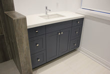 Load image into Gallery viewer, The Invermay Bathroom Vanity | Contemporary Shaker Style Blue Vanity
