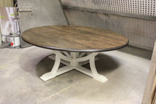Load image into Gallery viewer, Lake Joseph Circular Dining Table | Formal Wood Pedestal Table
