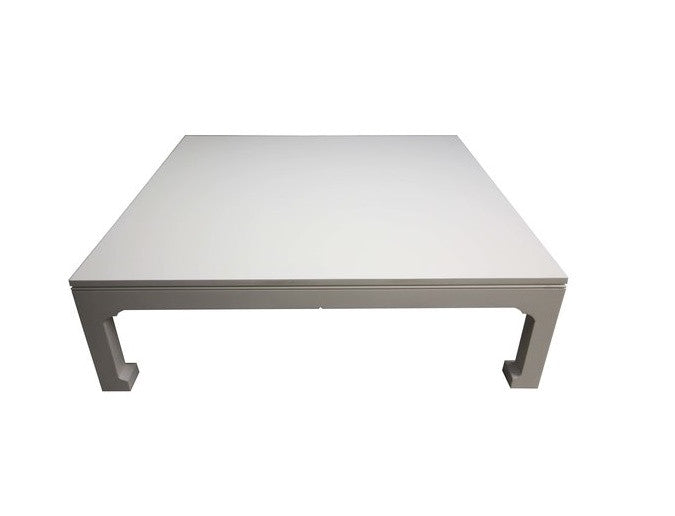 Lake Joseph Coffee Table | Large Solid Wood White Contemporary Coffee Table