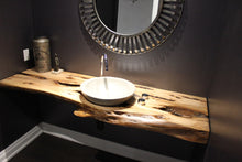 Load image into Gallery viewer, Live Edge Rustic Modern Vanity | Live Edge Bathroom Vanity Counter Top
