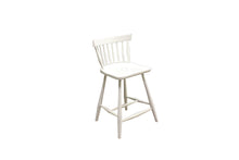 Load image into Gallery viewer, Low Fan Back Bar Chair | 24&quot; Contemporary White Windsor Bar Chair
