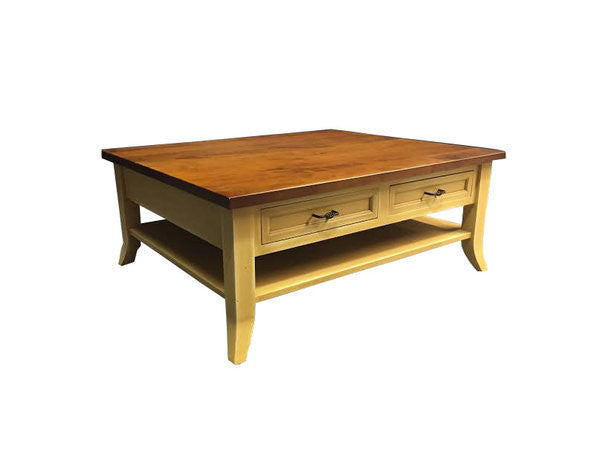 Newmarket Coffee Table | Solid Wood Rectangular Country Coffee Table