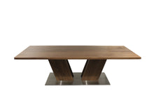 Load image into Gallery viewer, Mack Dining Table | Rectangular Double Pedestal Contemporary Table