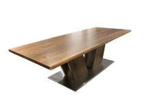 Load image into Gallery viewer, Mack Dining Table | Rectangular Double Pedestal Contemporary Table
