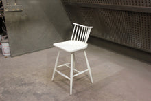 Load image into Gallery viewer, Rod Back Bar Chair | Contemporary Solid Wood White Windsor Bar Chair