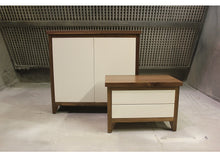 Load image into Gallery viewer, The Denham Dresser | Walnut + White Mid-Century Modern Bedroom Dresser
