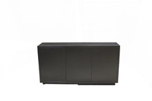 Load image into Gallery viewer, Mack Dining Room Buffet | Black Solid Wood Modern Dining Room Buffet
