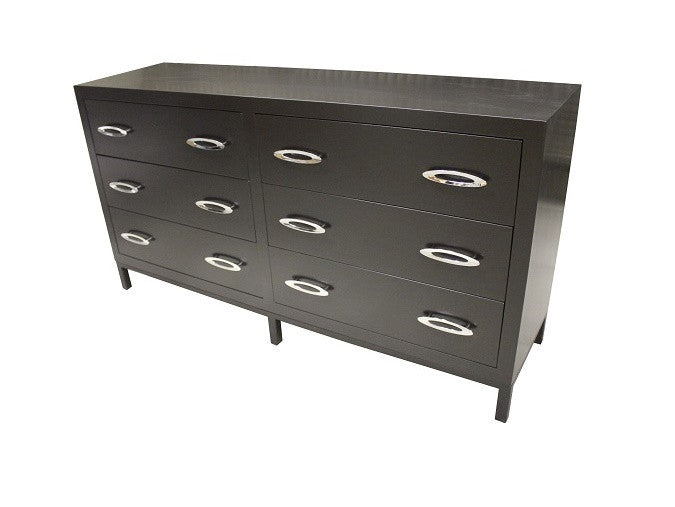 Montgomery Dresser | Low Boy 6 Drawer Contemporary Bedroom Dresser