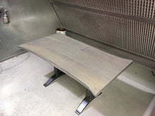 Load image into Gallery viewer, Montgomery Table | Contemporary Live Edge + Metal Base Dining Table