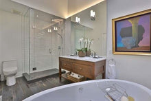 Load image into Gallery viewer, The Rosedale Vanity | Wood + Marble Contemporary Mid-Century Vanity