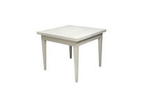 Load image into Gallery viewer, Roslin Dining Table | White Contemporary Wood Square Dinner Table
