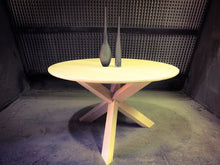 Load image into Gallery viewer, The Trifecta Table | Circular Contemporary Solid Wood Dining Table
