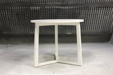 Load image into Gallery viewer, Winona Dining Table | White Wood Circular Contemporary 3 Legged Table