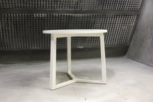 Load image into Gallery viewer, Winona Dining Table | White Wood Circular Contemporary 3 Legged Table
