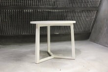 Load image into Gallery viewer, Winona Dining Table | White Wood Circular Contemporary 3 Legged Table
