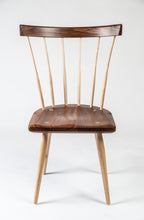 Load image into Gallery viewer, Modern Walnut Fan Back Dining Chair