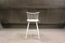 Load image into Gallery viewer, Rod Back Bar Chair | Contemporary Solid Wood White Windsor Bar Chair