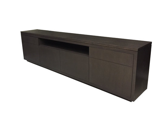 Willowdale TV Console | Large Wood Contemporary TV Entertainment Unit