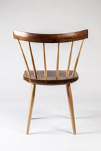Load image into Gallery viewer, Modern Low Back Walnut Windsor Chair
