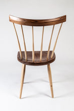 Load image into Gallery viewer, Modern Walnut Fan Back Dining Chair