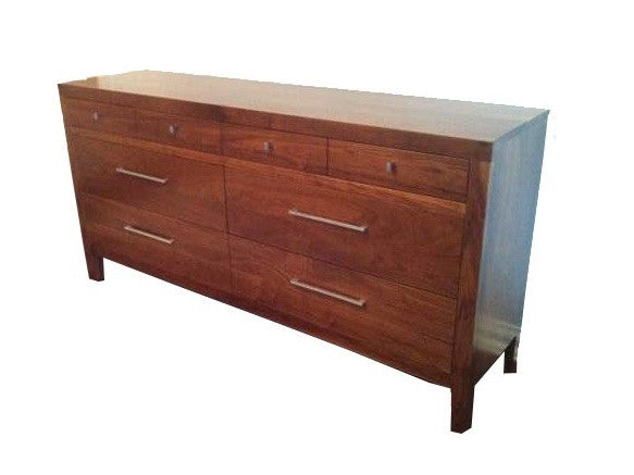 Avenue Dresser | Walnut Four Drawer Contemporary Bedroom Dresser