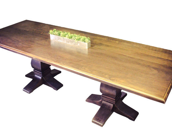 Avenue Trestle Table | Formal Rectangular Contemporary Trestle Table