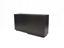 Load image into Gallery viewer, Mack Dining Room Buffet | Black Solid Wood Modern Dining Room Buffet
