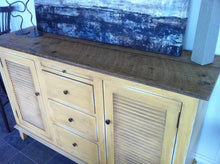 Load image into Gallery viewer, The Northland Kitchen Buffet | Country Solid Wood Louvered Sideboard
