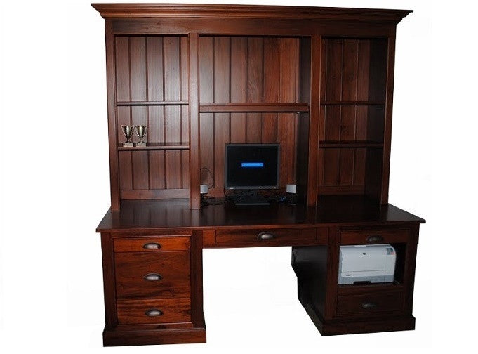 Country Desk & Hutch