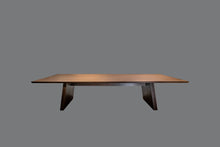 Load image into Gallery viewer, The Jarvis | Walnut Slab Rectangular Contemporary Dining Table
