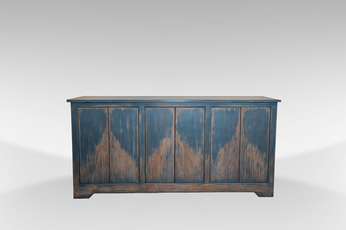 The Delray | Weathered Distressed Beachy Solid Wood Rustic Buffet