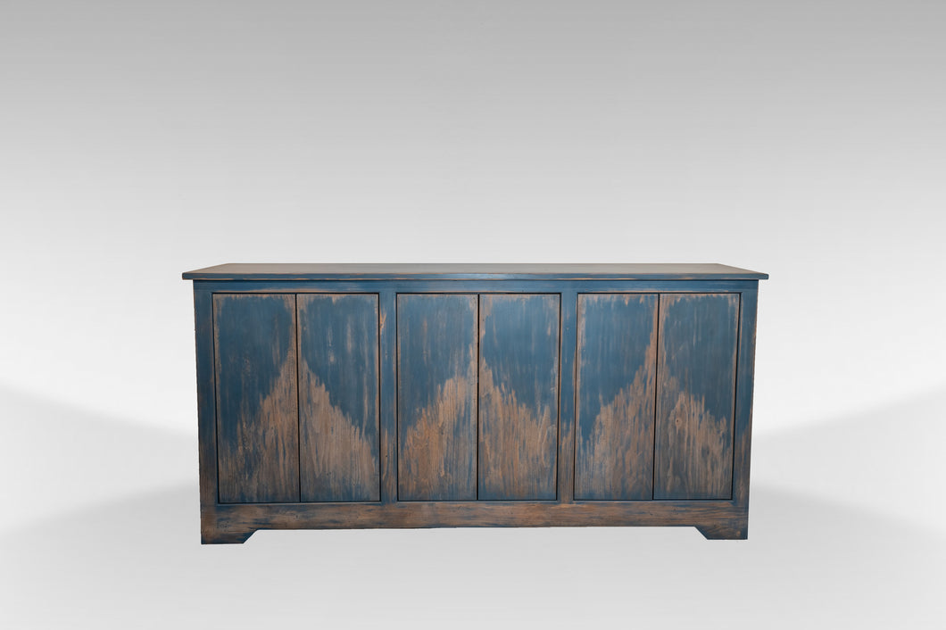 The Delray | Weathered Distressed Beachy Solid Wood Rustic Buffet