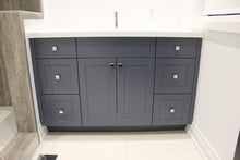 Load image into Gallery viewer, The Invermay Bathroom Vanity | Contemporary Shaker Style Blue Vanity
