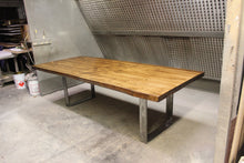 Load image into Gallery viewer, Richmond Dining Table | Contemporary Rectangular Live Edge UBase Table
