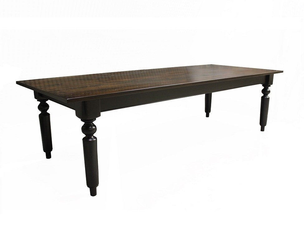 Nantucket Table | Solid Wood Country Rectangular Harvest Dining Table