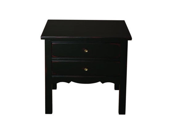 Paxton End Table | Solid Wood Country + Rustic Square Side Table