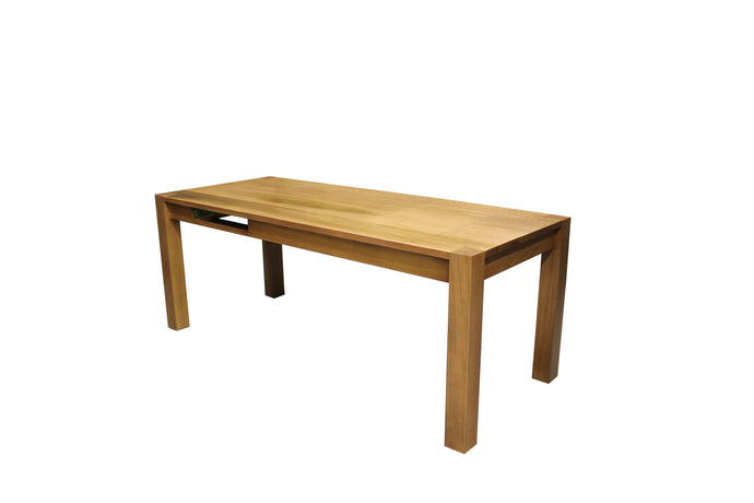 Poplar Rectangular Desk | Contemporary Solid Wood Rectangular Desk