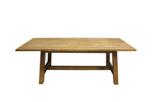 Load image into Gallery viewer, Rough Sawn Pine Dining Table | Rustic Solid Wood Dining Table
