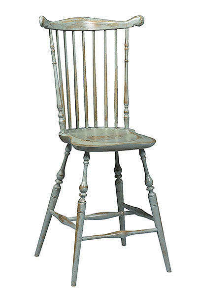 Traditional Windsor Fan Back Bar Chair | Country Breakfast Bar Chairs