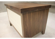 Load image into Gallery viewer, The Denham Night Table | Solid Walnut + White Contemporary Night Table
