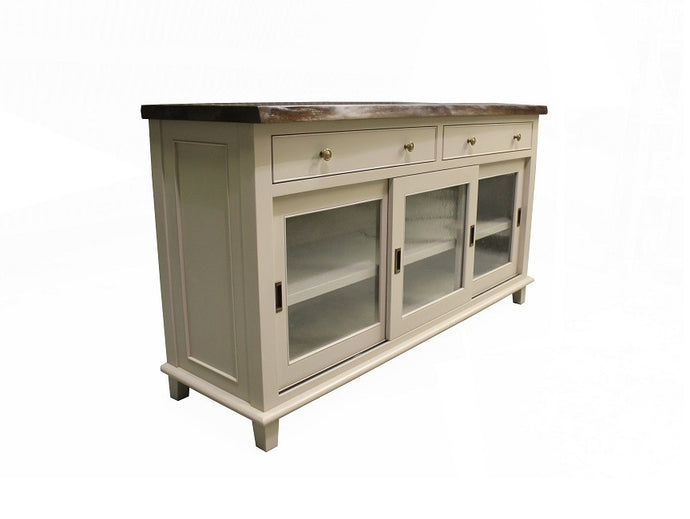 Kilbarry Buffet - Live Edge Top| Contemporary Live Edge Kitchen Buffet