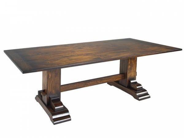 The Trestle Table | Rectangular Formal Contemporary Trestle Table
