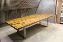 Load image into Gallery viewer, Richmond Dining Table | Contemporary Rectangular Live Edge UBase Table
