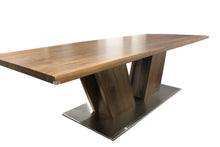 Load image into Gallery viewer, Mack Dining Table | Rectangular Double Pedestal Contemporary Table
