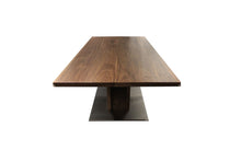 Load image into Gallery viewer, Mack Dining Table | Rectangular Double Pedestal Contemporary Table
