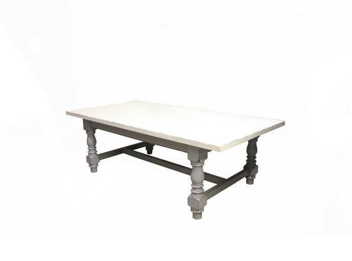 Refectory Table | Custom Solid Wood Contemporary Large Harvest Table